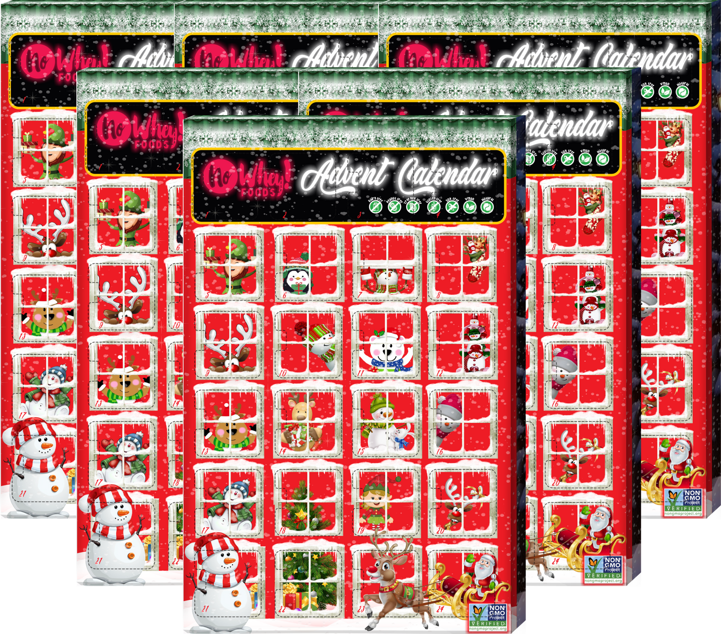No Whey Foods - Vegan Advent Calendar Wholesale (6 Units)