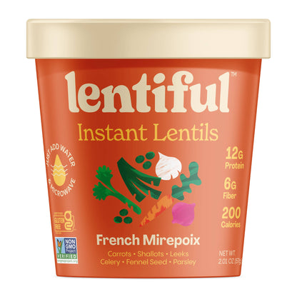 Lentiful - French Mirepoix Instant Lentils