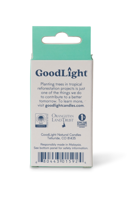 GoodLight Natural Candles - Vegan Birthday Candles | 12-Count Box: Multi-Color