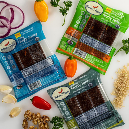 Nutcase Vegan - Korean BBQ Bulgogi Jerky Stick - Vegan, Plant-Based, Organic