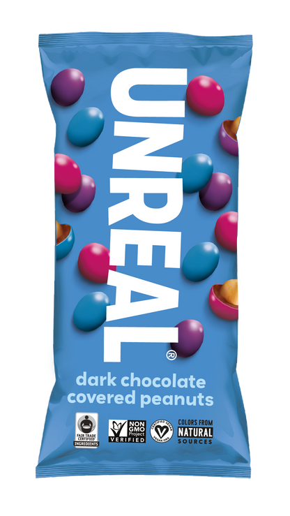 UNREAL - Dark Chocolate Peanut Gems Snack Bags