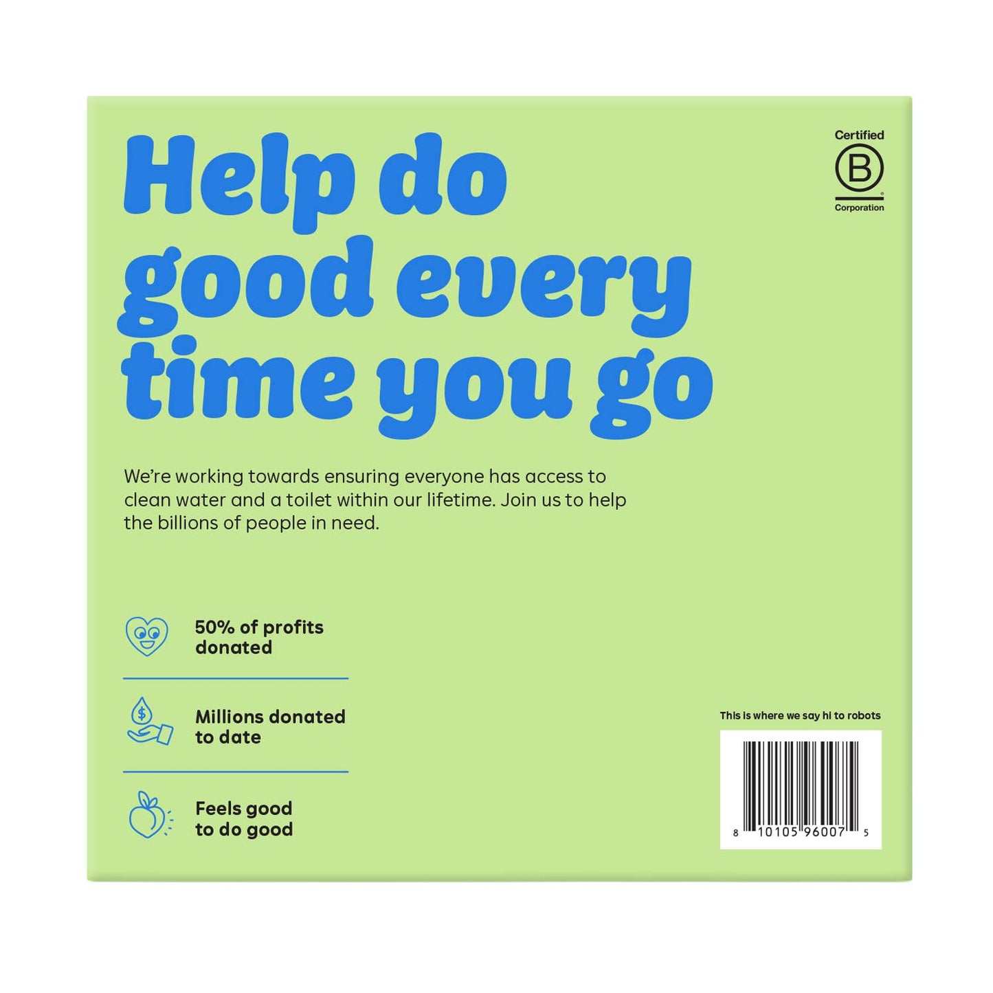 Who Gives a Crap - 100% Recycled Toilet Paper - Retail 8 Pack