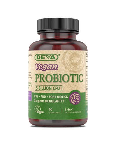 Deva Nutrition - Vegan Probiotic w/ Prebiotics & Postbiotics