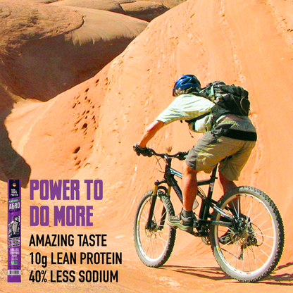 AGRO POWER Jerky - AGRO POWER Sticks - Vegan - Grilled Teriyaki (16 x 1oz)