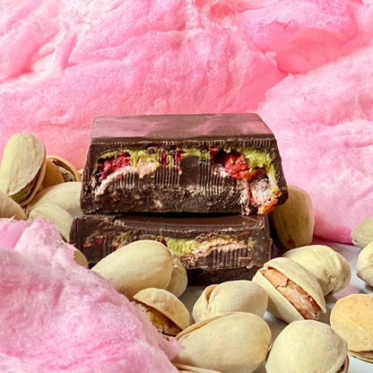 Rawmanticchocolate - Cotton Candy Dubai Chocolate Bar