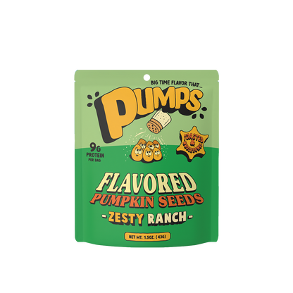 Louisville Brands - Pumps Toasted Pumpkin Seeds  - Zesty Ranch