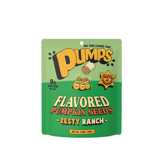 Louisville Brands - Pumps Toasted Pumpkin Seeds  - Zesty Ranch