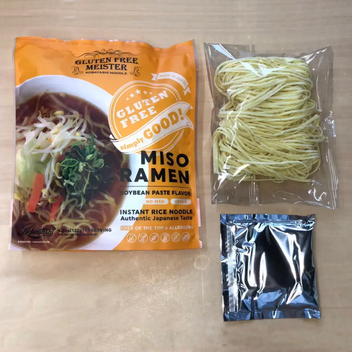 Gluten Free Meister - Instant Ramen-MISO 24-pack (Vegan/Gluten Free)