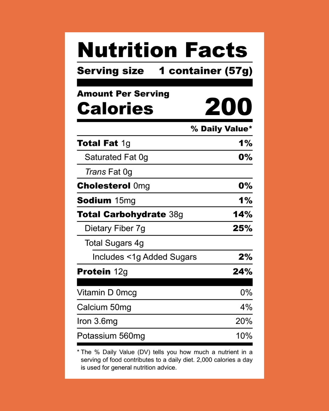 Lentiful - Low Sodium Three-Bean Chili Instant Lentils