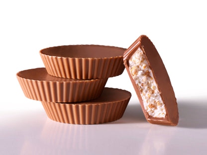 7th Heaven Chocolate - Oat Milk Chocolate - Caramelized Coconut Cups, Vegan, Kosher