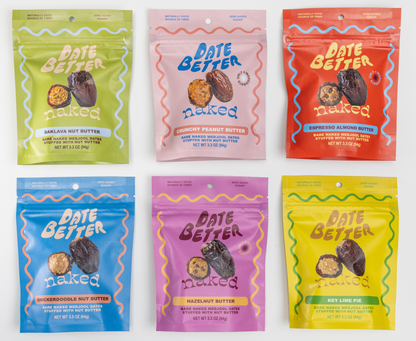 Date Better Snacks - Hazelnut Butter- Naked