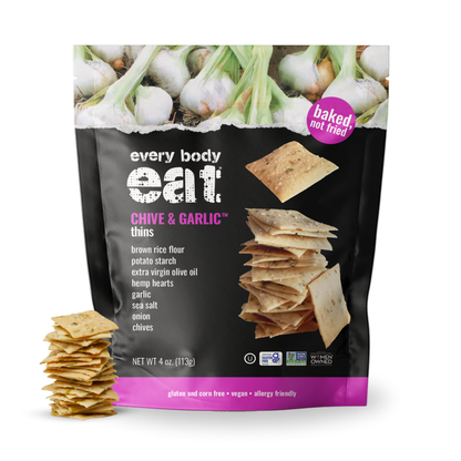 Every Body Eat® - Chive & Garlic Snack Thins 4oz