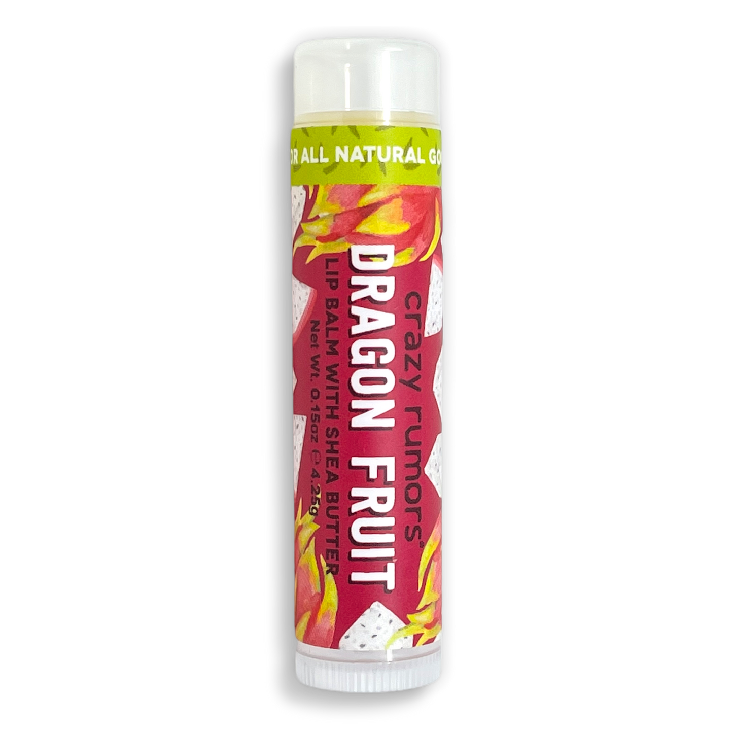 Crazy Rumors - All Natural, Vegan Dragon Fruit Lip Balm
