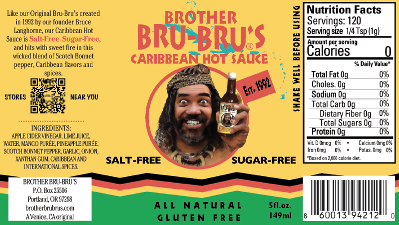 Brother Bru-Bru's - Caribbean Hot Sauce